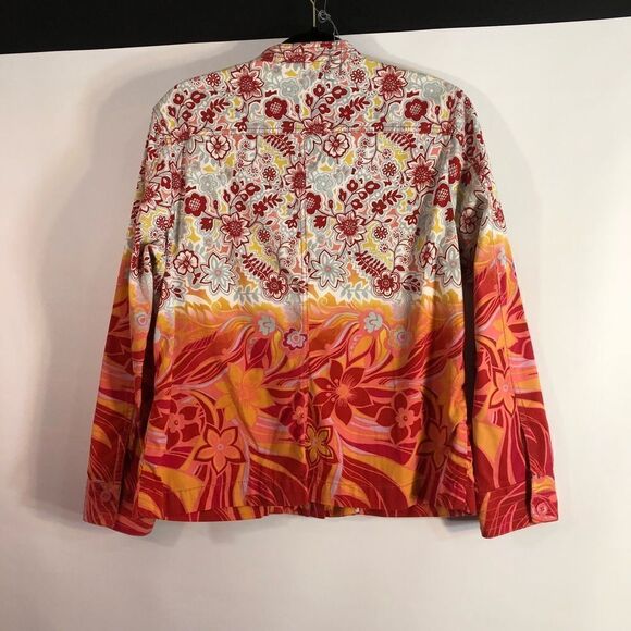 Chico’s rare jacket top sz 2 - Picture 6 of 6
